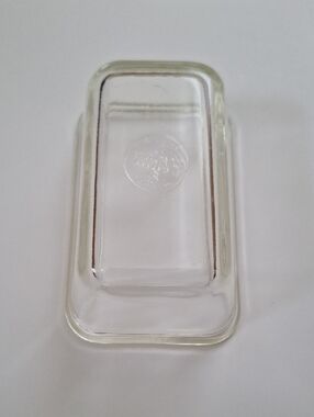 PYREX Clear Glass Butter Dish Lid - Transparent